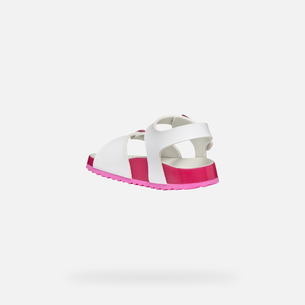 GEOX Adriel Junior Blanc/fuchsia