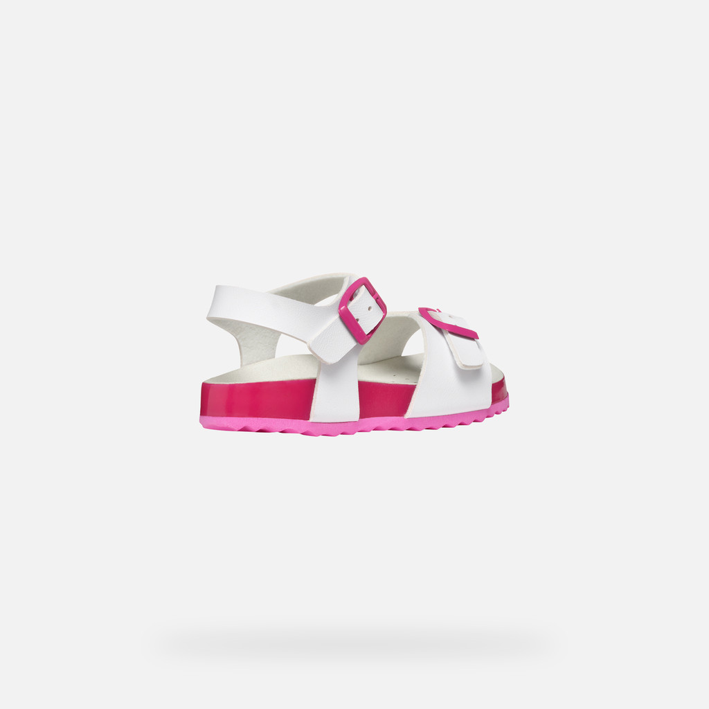 GEOX Adriel Junior Blanc/fuchsia