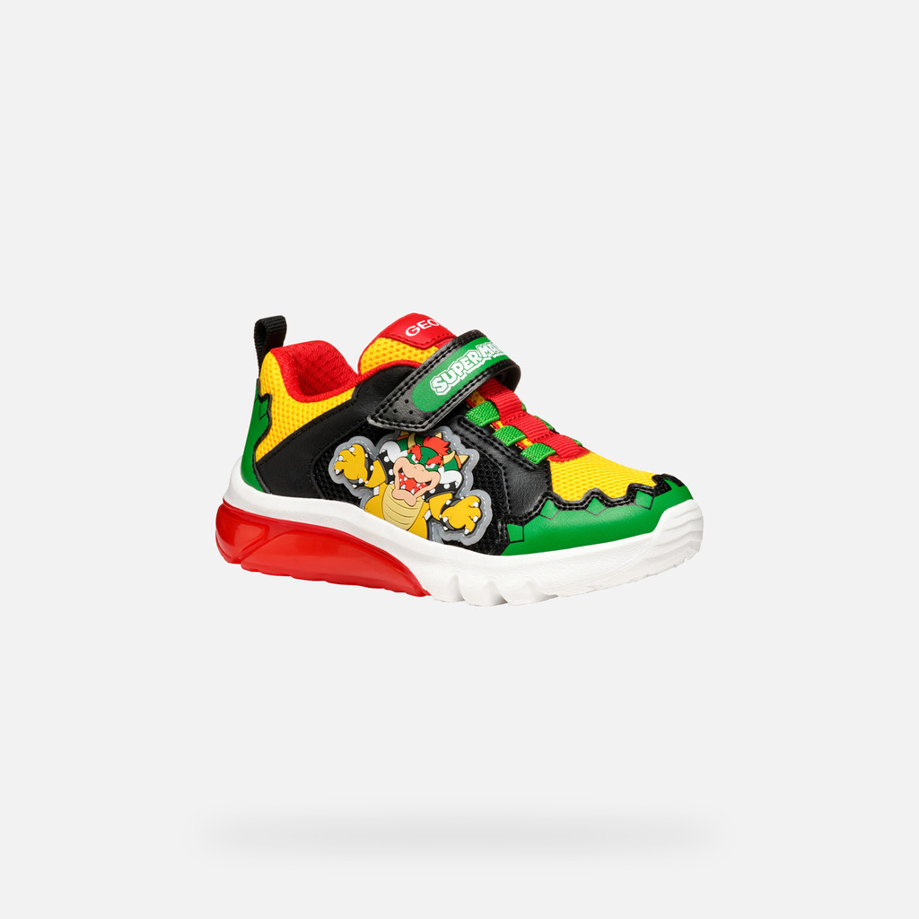 GEOX Ciberdron Junior Vert/rouge