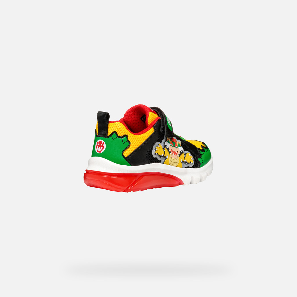 GEOX Ciberdron Junior Vert/rouge