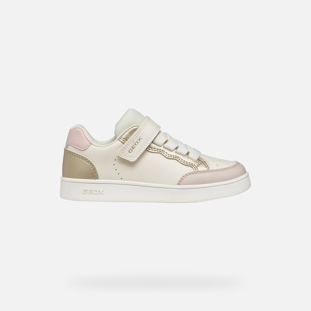 GEOX Eclyper Fille Ivoire Clair/or