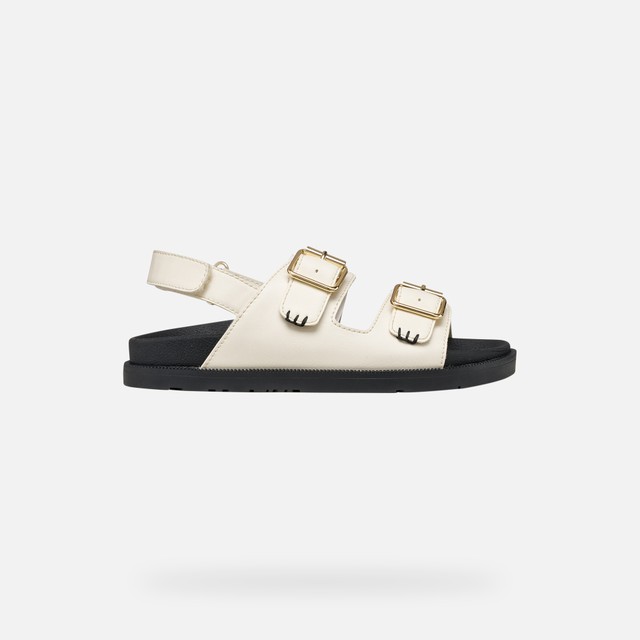 GEOX Sandal Foammentera Fille Ivoire Clair