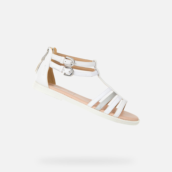 KARLY Girl: White Sandals | Geox ® SS 20