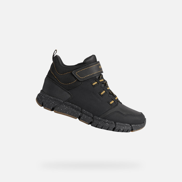 Geox® FLEXYPER B Boy black ABX: Waterproof Junior Boots | Geox®