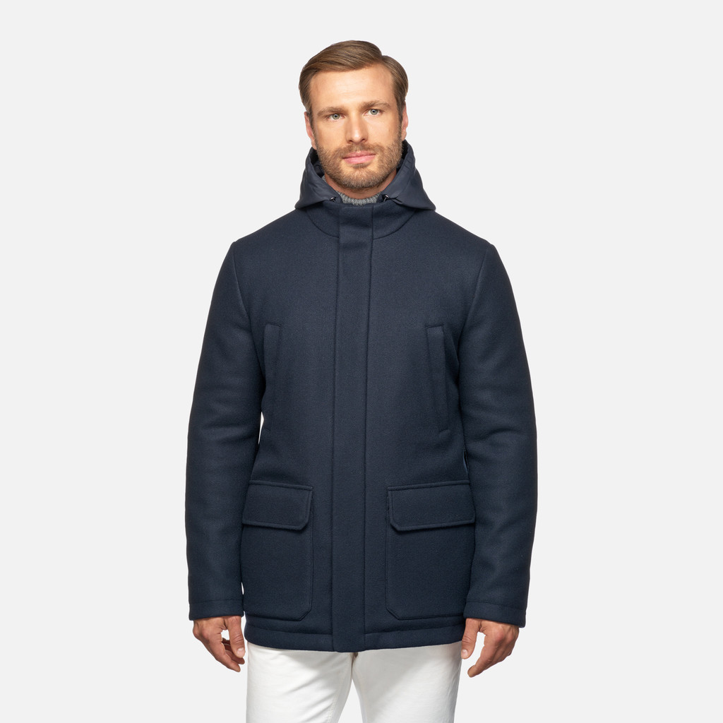 GEOX Vêtements Monreale Homme Bleu Nuit