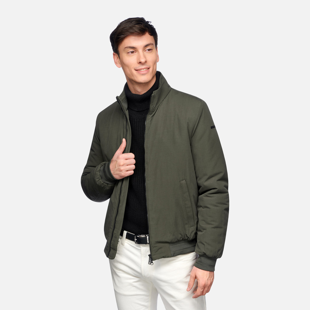 GEOX Vêtements Rieti Homme Vert Militaire