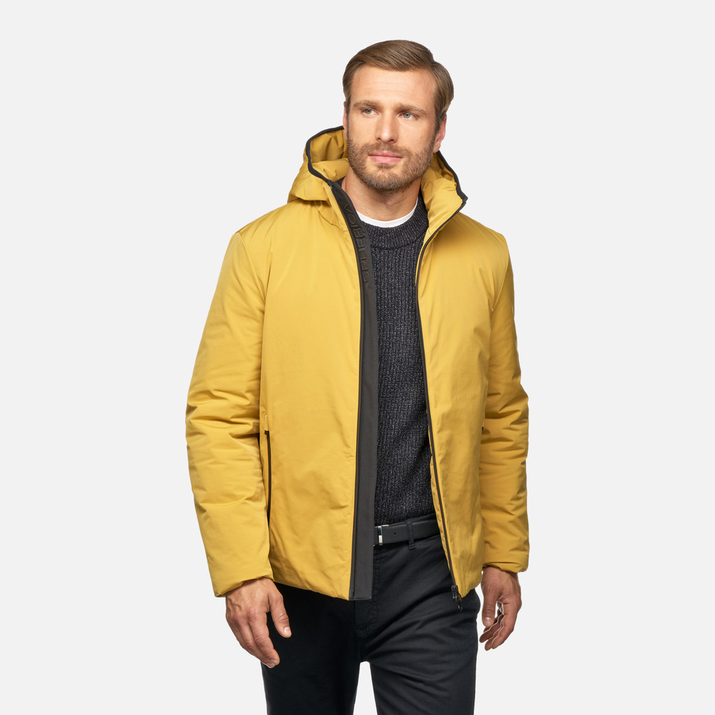 GEOX Vêtements Spherica Homme Jaune Moutarde