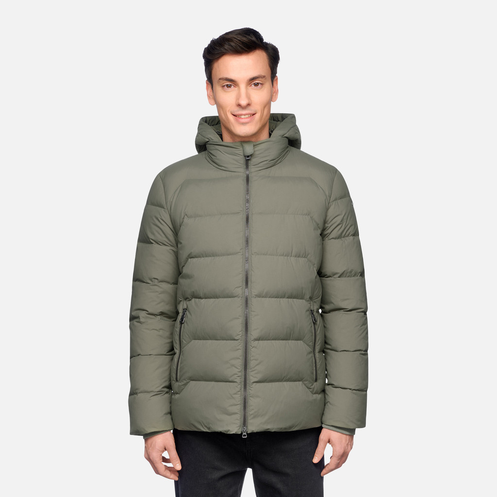 GEOX Vêtements Elver Homme Vert Olive Clair