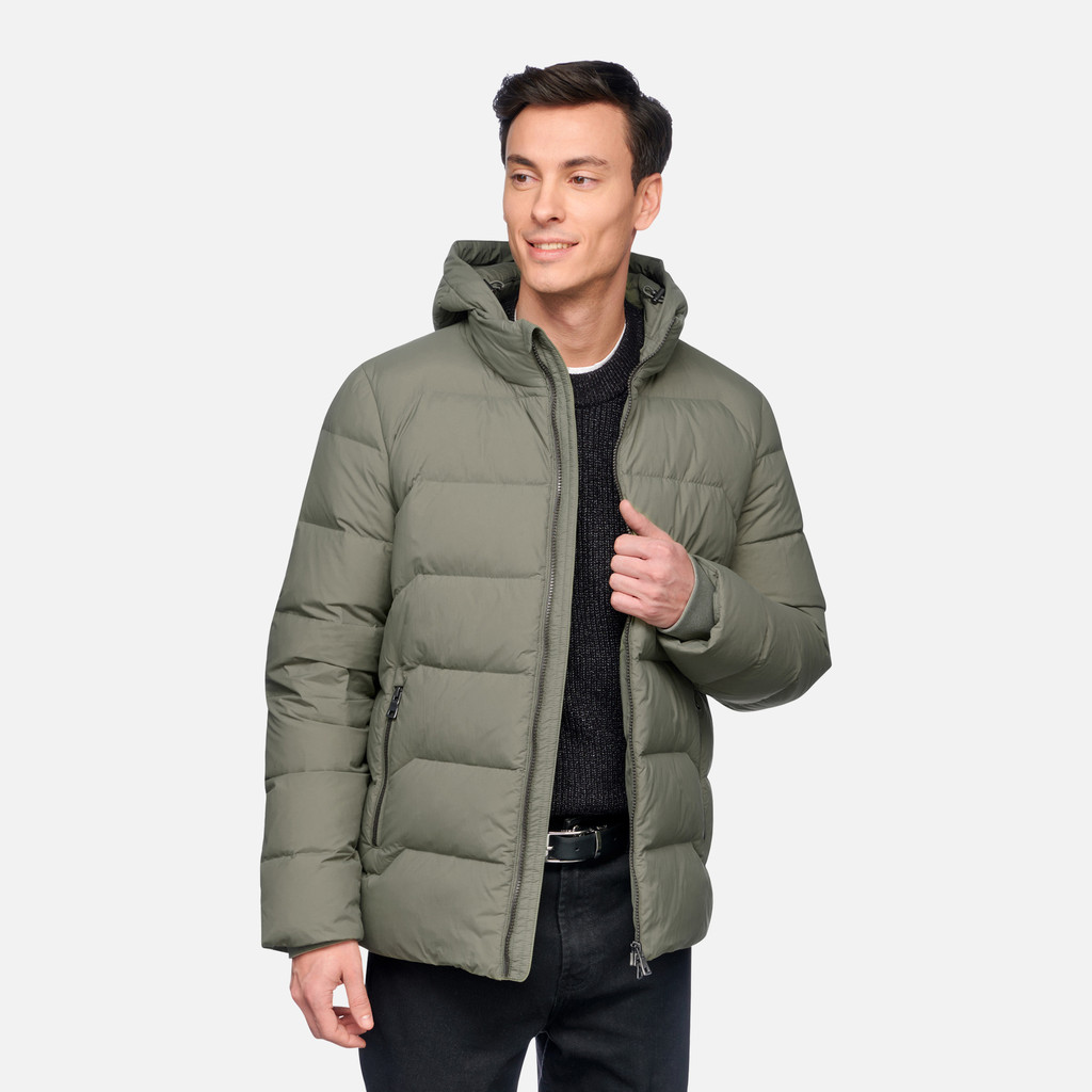 GEOX Vêtements Elver Homme Vert Olive Clair