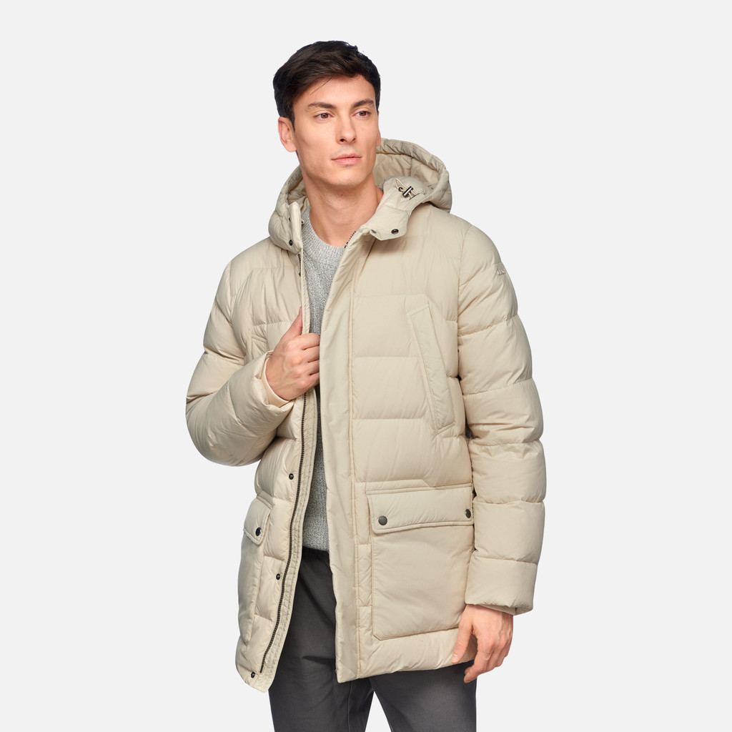 GEOX Vêtements Elver Homme Gris Clair