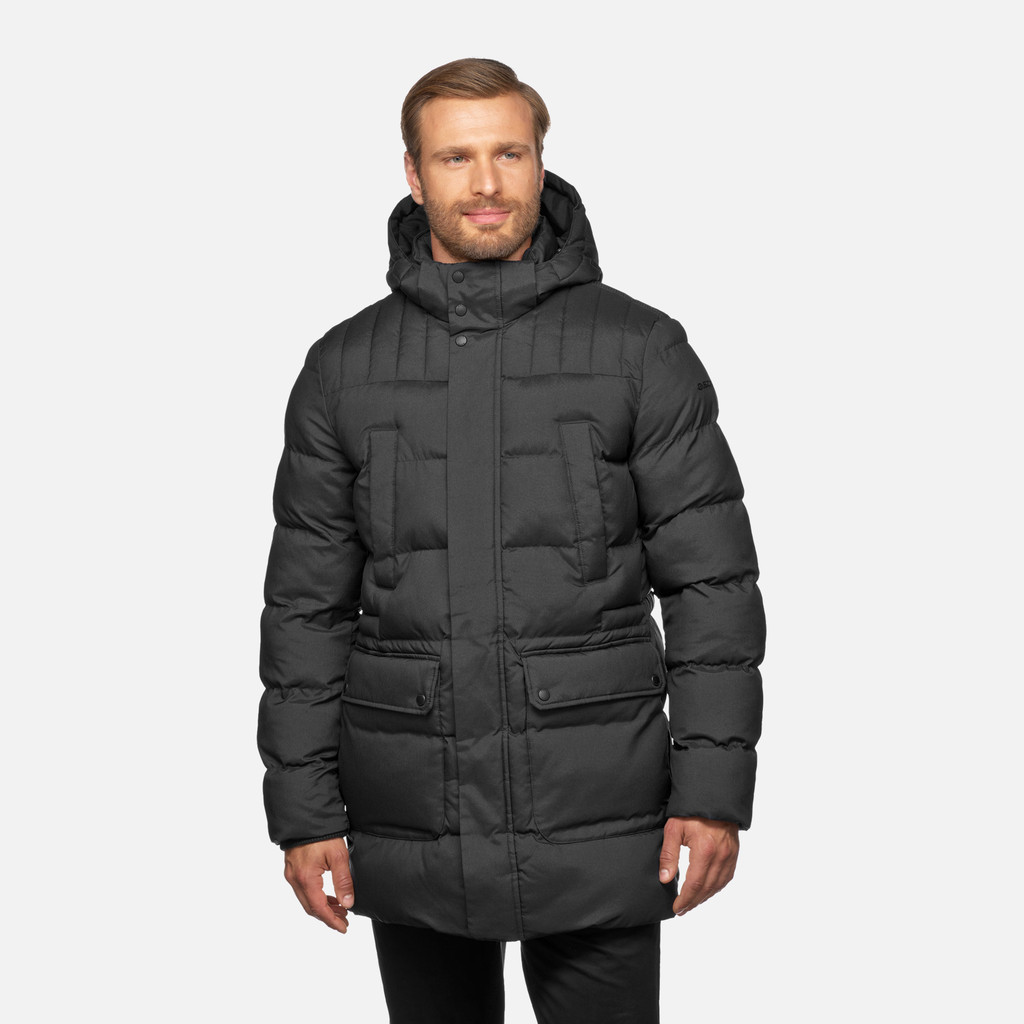 GEOX Vêtements Sandford Homme Noir Intense