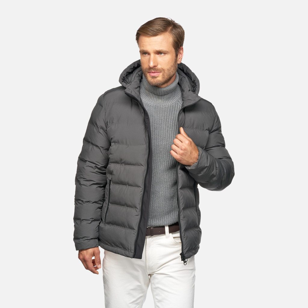 GEOX Vêtements Spherica Homme Gris Anthracite