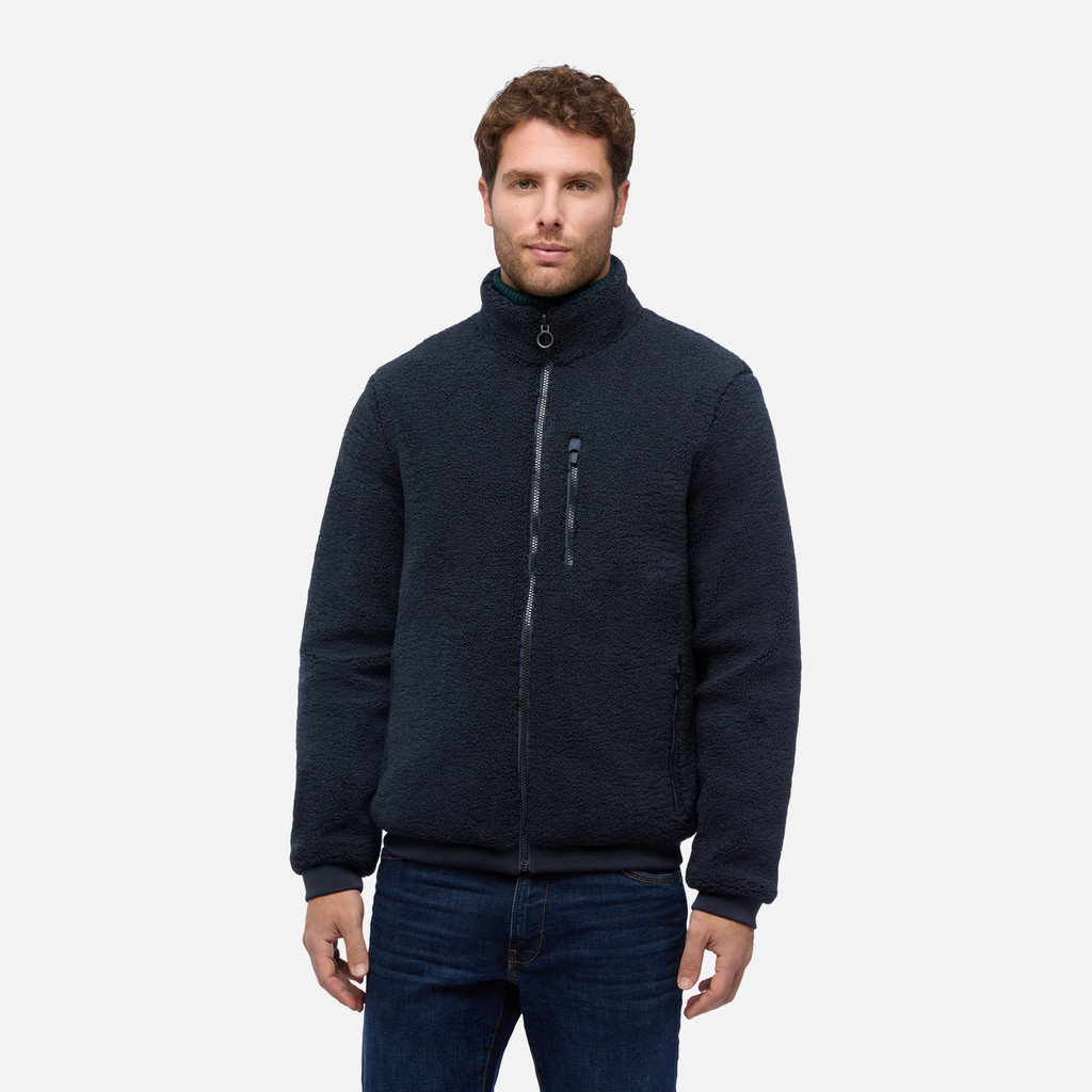 GEOX Vêtements Sweater Homme Bleu Nuit