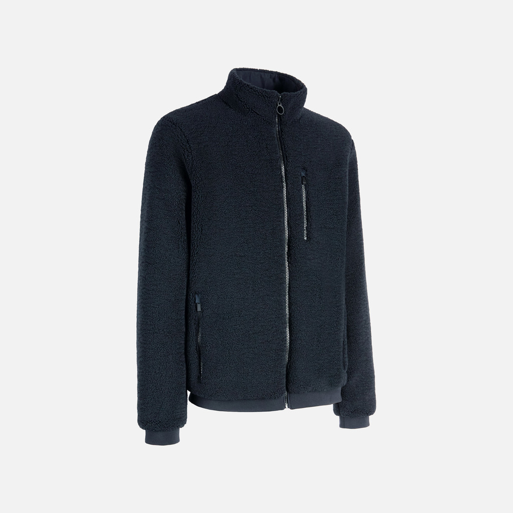 GEOX Vêtements Sweater Homme Bleu Nuit