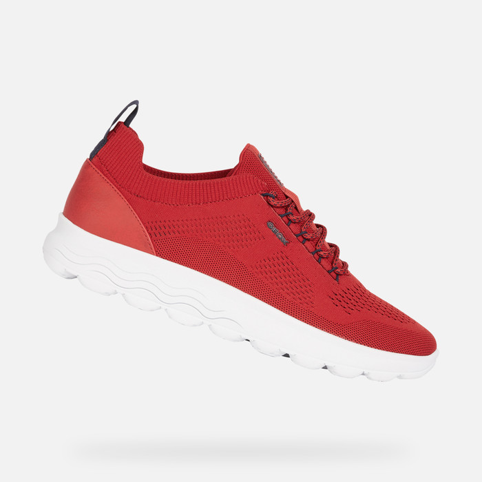 Geox® SPHERICA Man Red Sneakers | Spherica