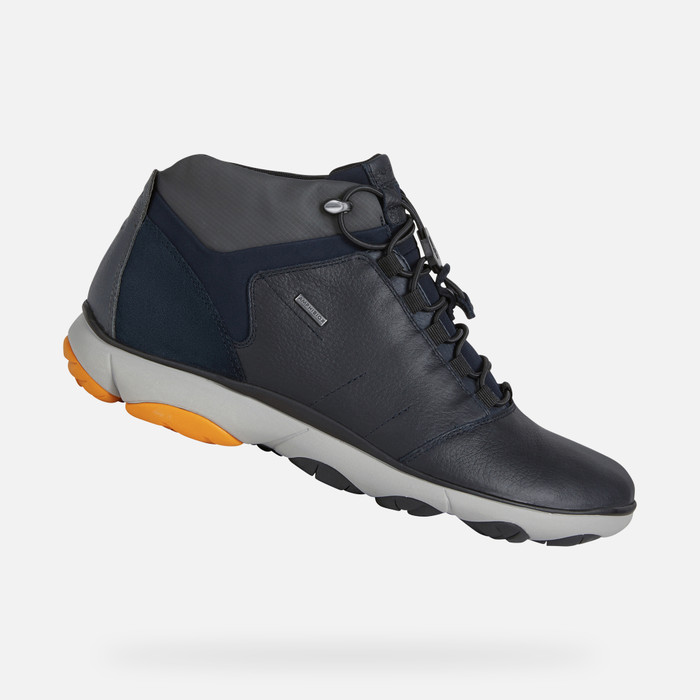 4 X 4 B ABX: Men's Navy Rainproof Shoes | Geox®