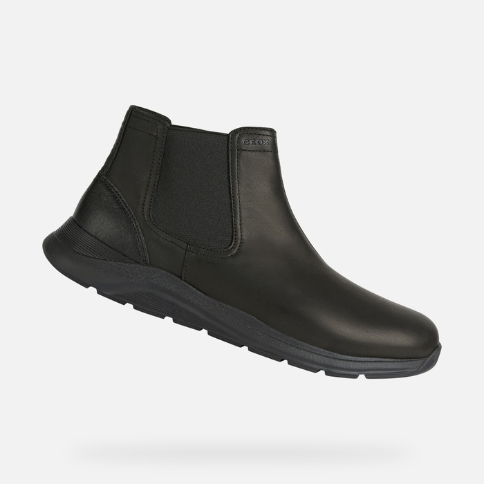 Geox® DAMIANO: Black Ankle Boots | FW22
