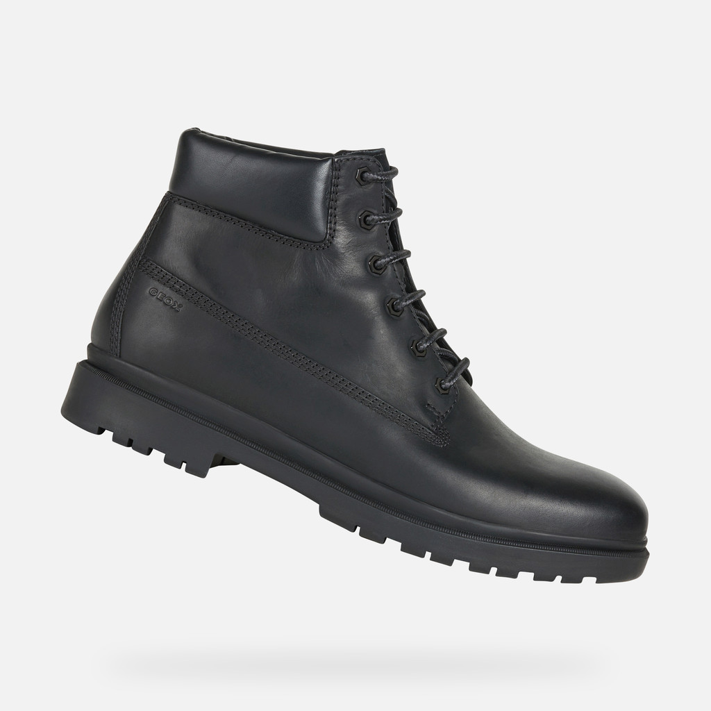 Bottines discount noires geox