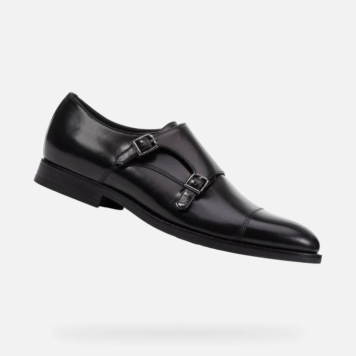 Herren Schuhe Elegante Schuhe Geox Elegante Schuhe Geox Herrenschuhe schwarz 43 