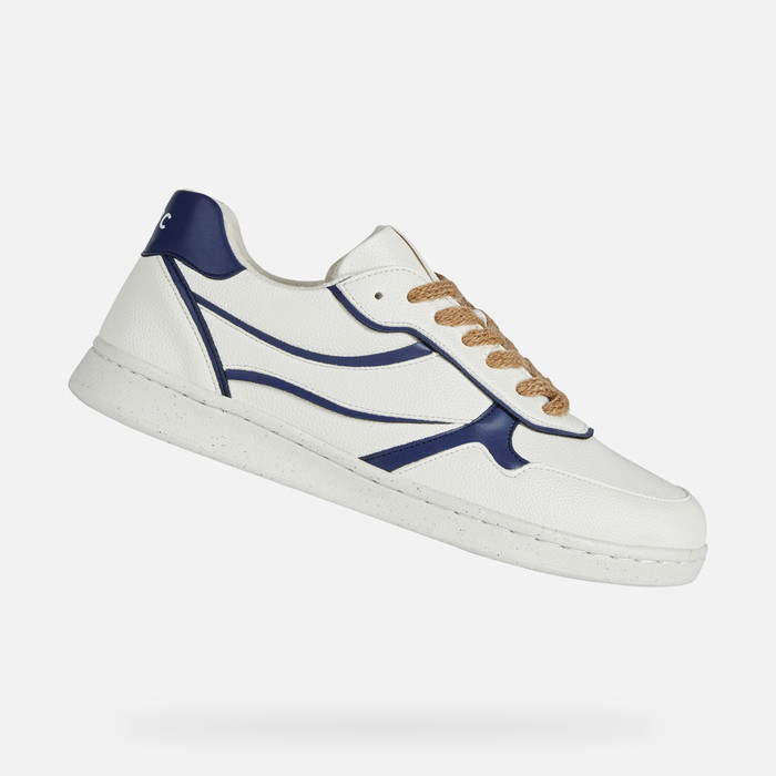 WARRENS: White Low Top Sneakers | Geox®