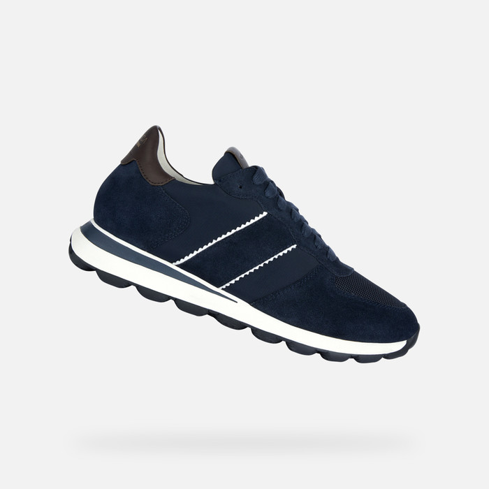 Geox® Sneakers | Herren Navyblaue VSERIES: SPHERICA Geox® Niedrige