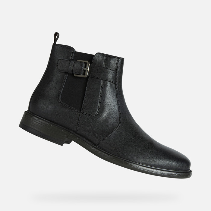 Geox® TERENCE: Men's Black Ankle Boots | FW22 Geox®