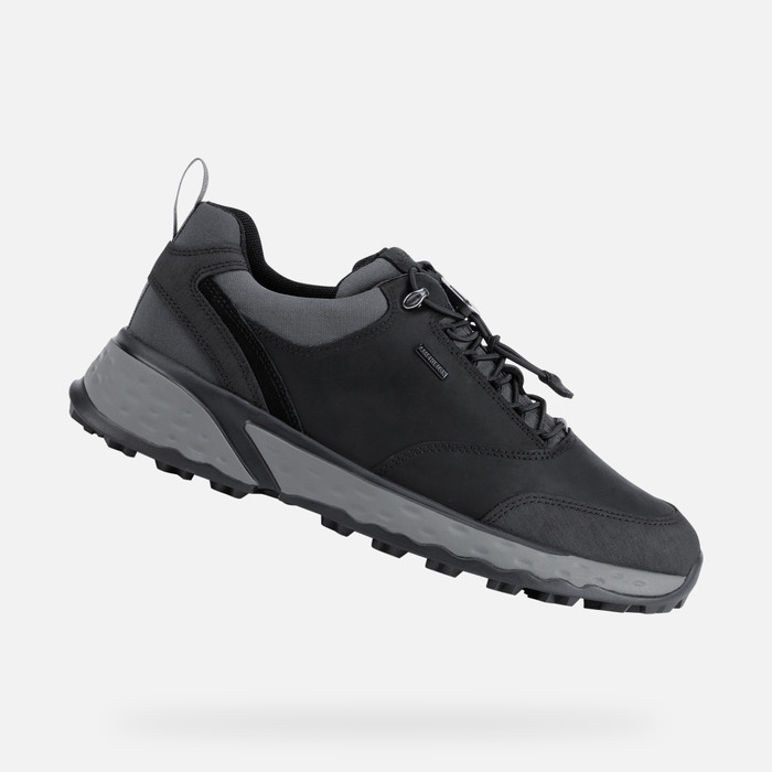 Implacable Mimar orden Geox® STERRATO B ABX Hombre: Sneakers Negros | Geox®