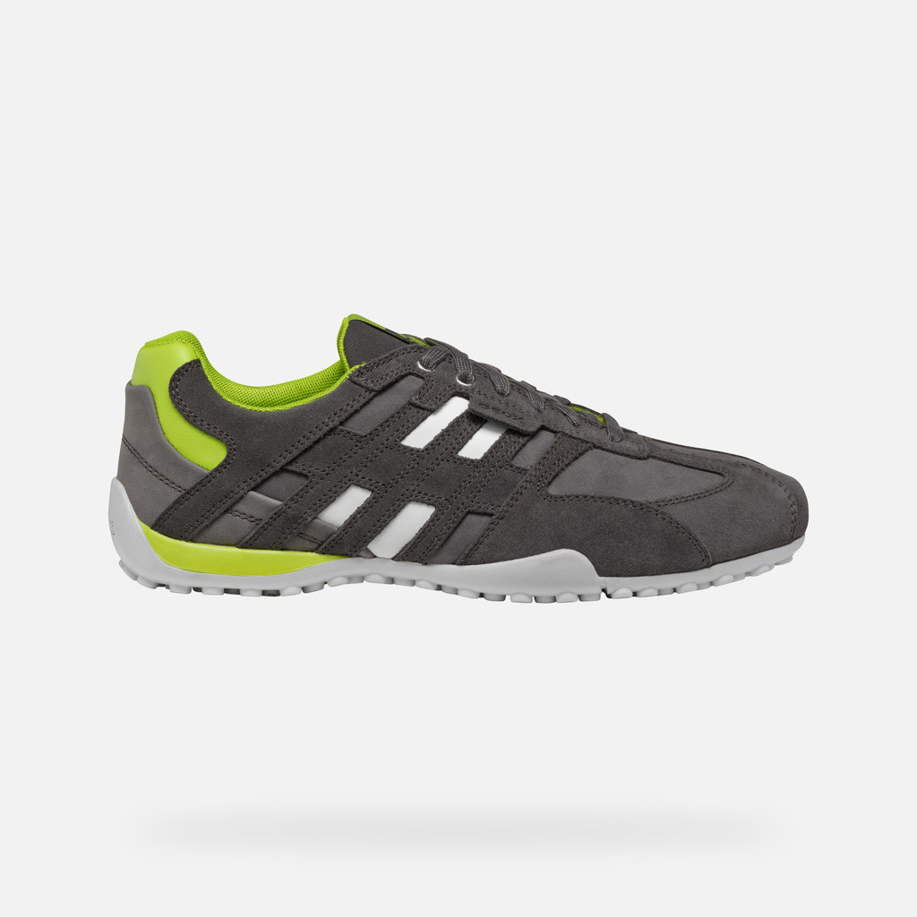 GEOX Snake Homme Anthracite/citron Vert