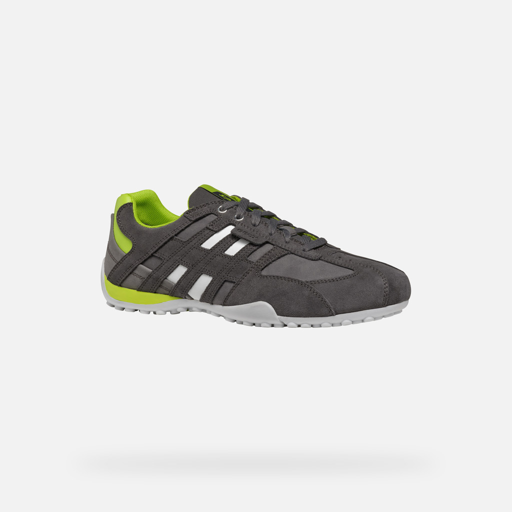 GEOX Snake Homme Anthracite/citron Vert