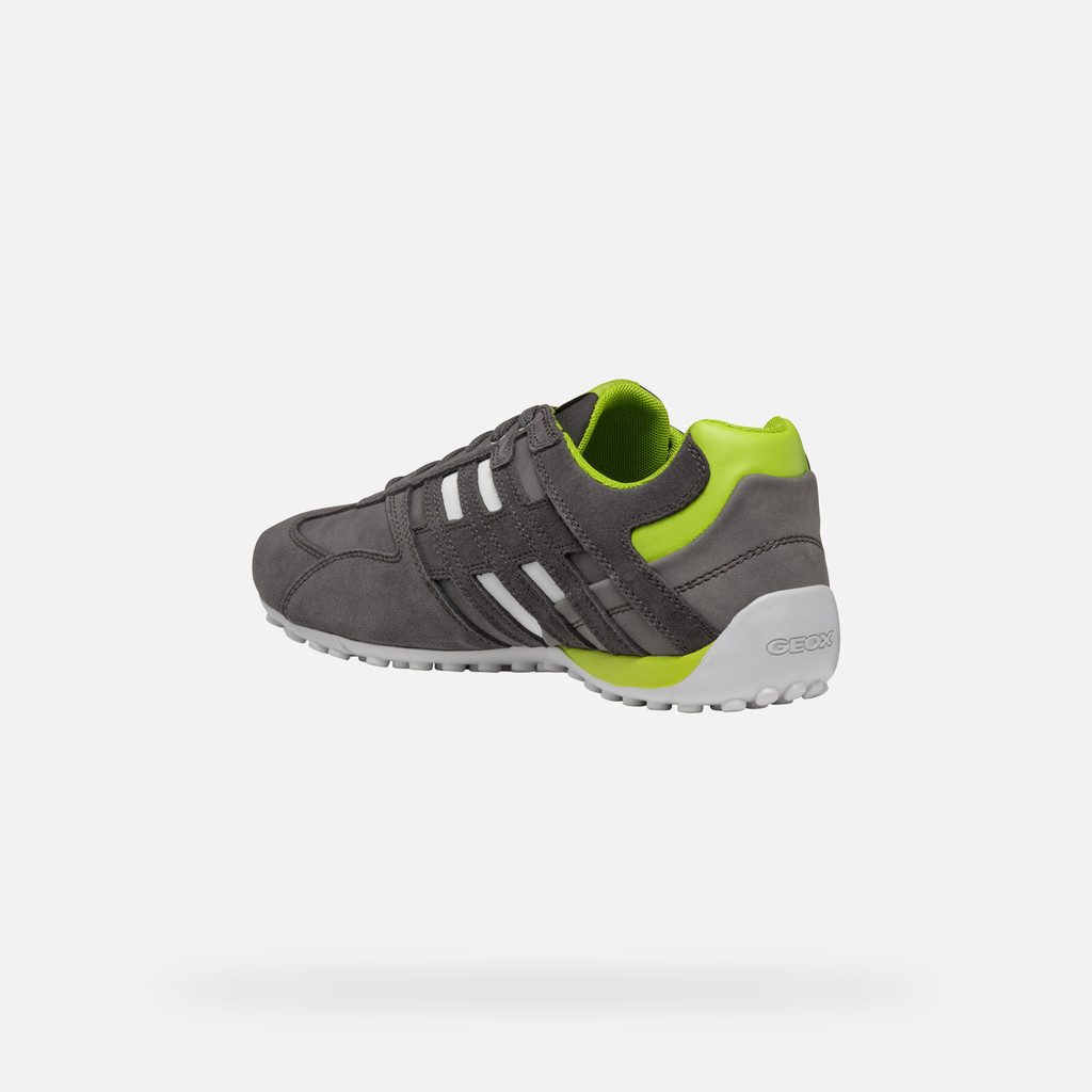 GEOX Snake Homme Anthracite/citron Vert