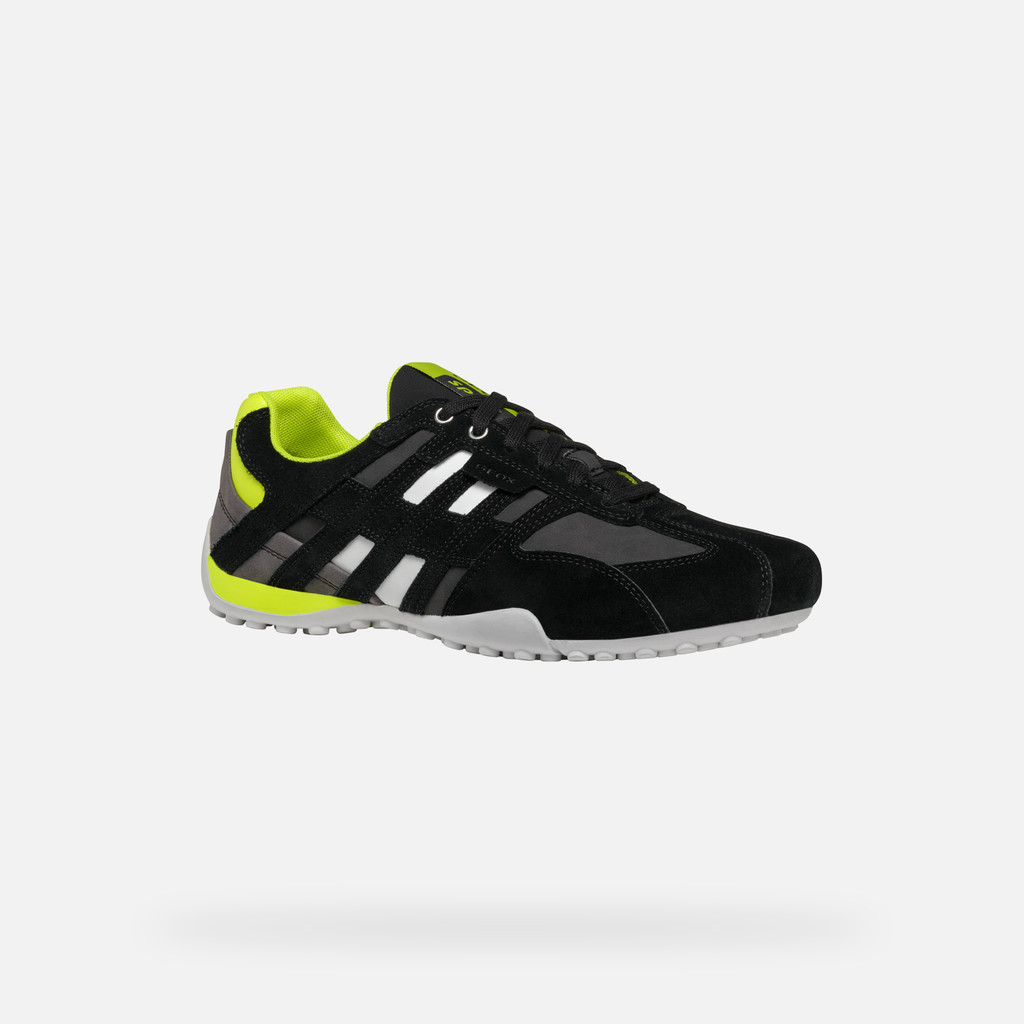 GEOX Snake Homme Noir/jaune Fluo