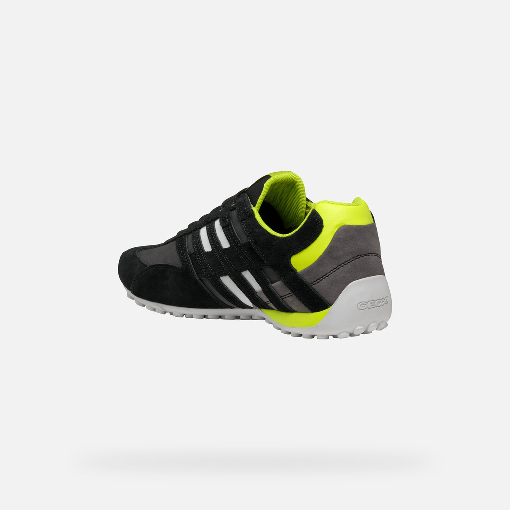 GEOX Snake Homme Noir/jaune Fluo