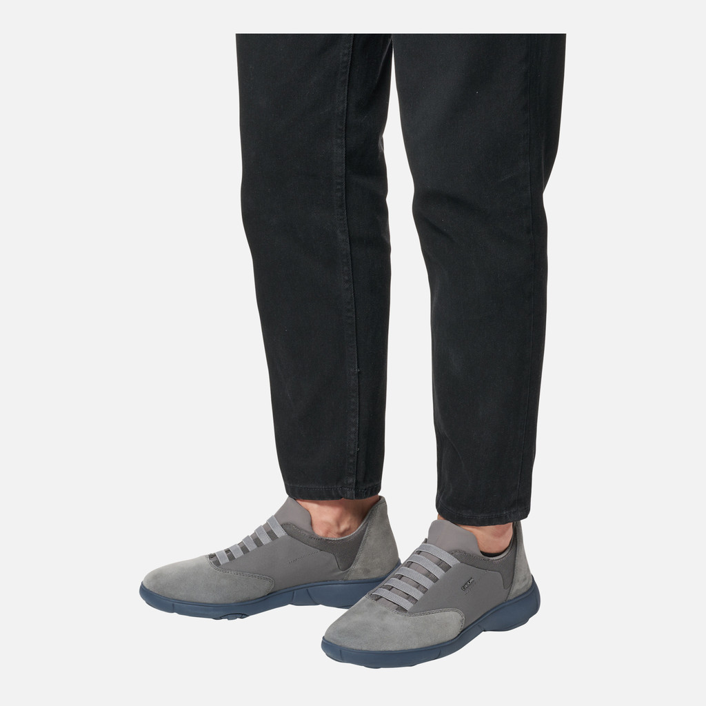 GEOX Nebula 2.0 Homme Gris Foncé/bleu Marine