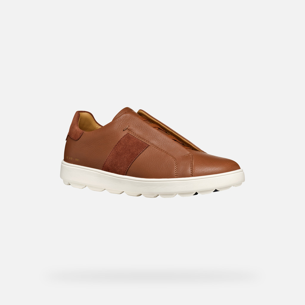 GEOX Spherica Ecub-1 Homme Marron Clair