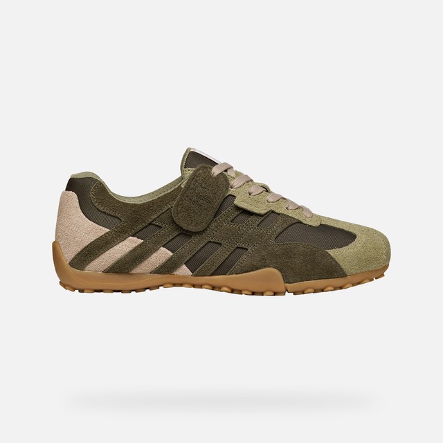 GEOX Snake Homme Vert Sauge/vert Militaire