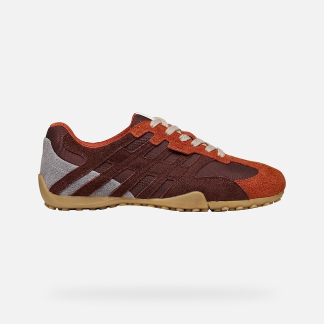 GEOX Snake Homme Brique/brun Foncé