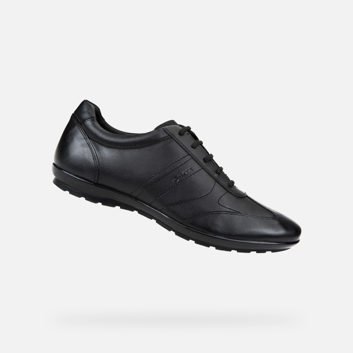Skalk sucesor Revolucionario Geox® SYMBOL: Zapatos De Piel Negros Hombre | Geox®
