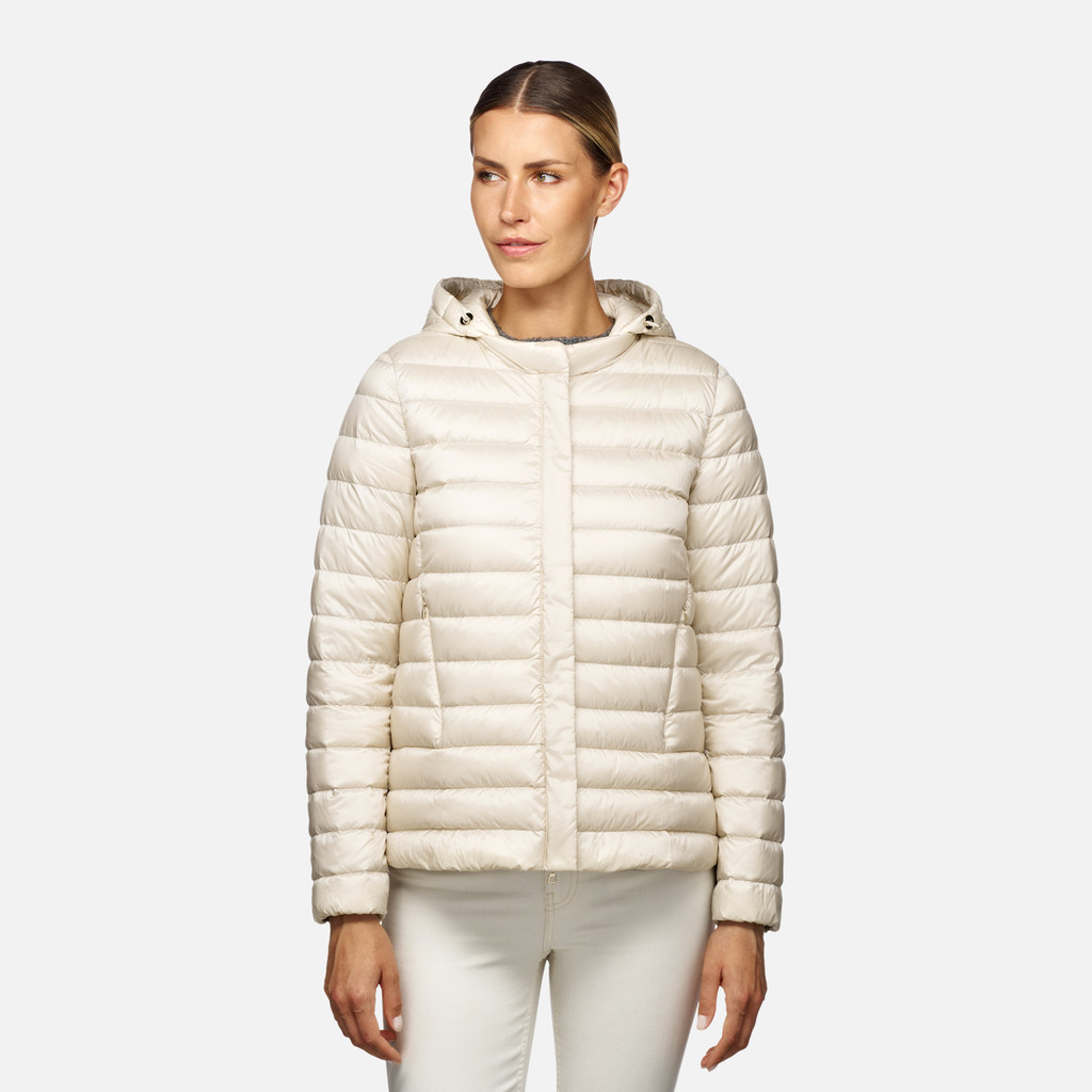 GEOX Vêtements Jaysen Femme Blanc Cassé