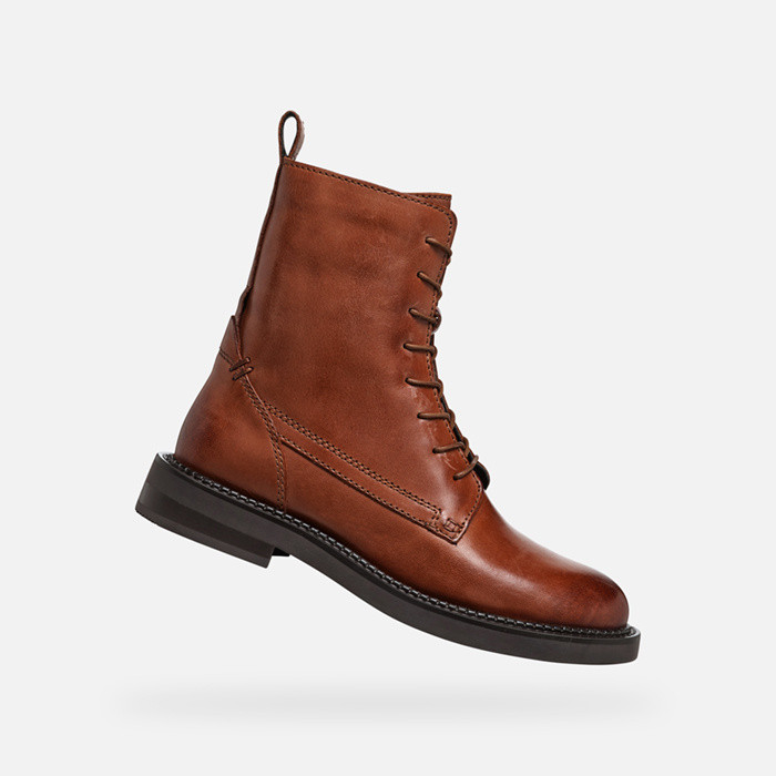 Bottines à lacets SERILDA FEMME Marron clair | GEOX