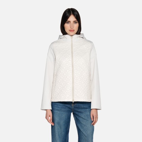 Short parka SPHERICA WOMAN Moonbeam - image number 2 | GEOX