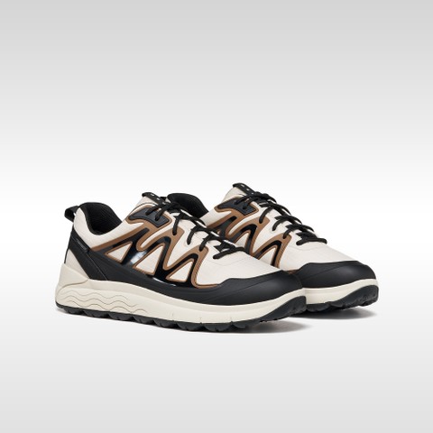 Waterproof trainers SPHERICA 4X4 ABX MAN Papyrus/Black - image number 8 | GEOX