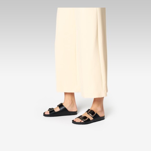 Slides shoes BRIONIA R WOMAN Black - image number 1 | GEOX