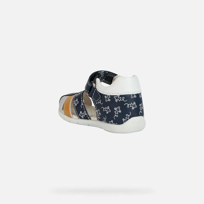 FIRST STEPS BABY ELTHAN BABY BOY - NAVY/OCHRE YELLOW