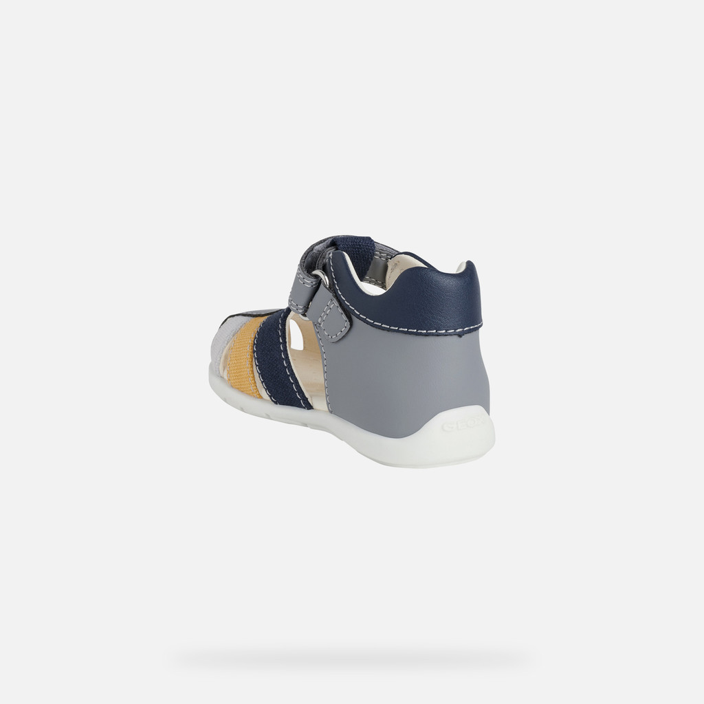 FIRST STEPS BABY ELTHAN BABY BOY - GREY/NAVY