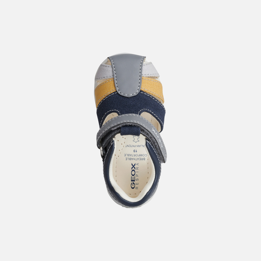 FIRST STEPS BABY ELTHAN BABY BOY - GREY/NAVY