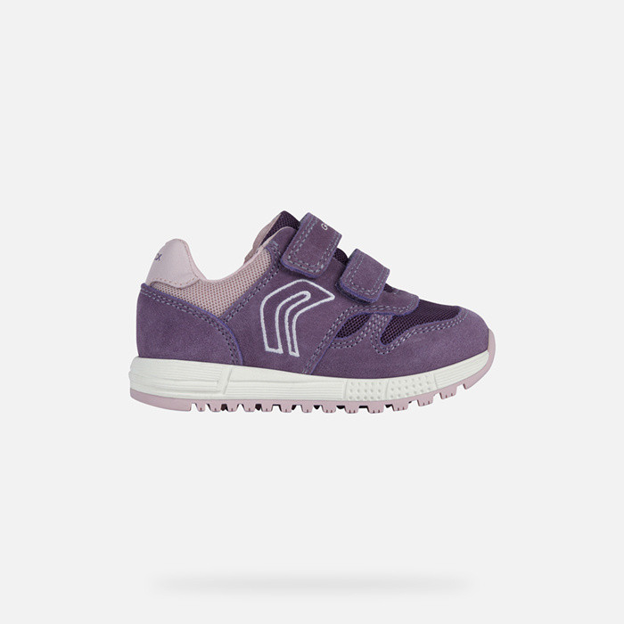 Velcro shoes ALBEN TODDLER GIRL Prune/Dark Pink | GEOX