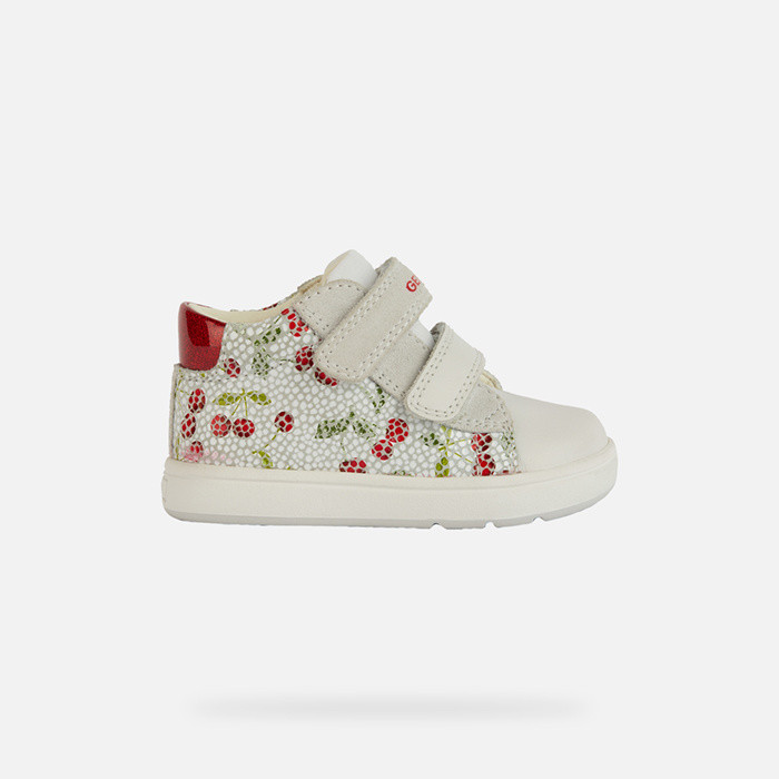 Velcro shoes BIGLIA TODDLER White/Red | GEOX