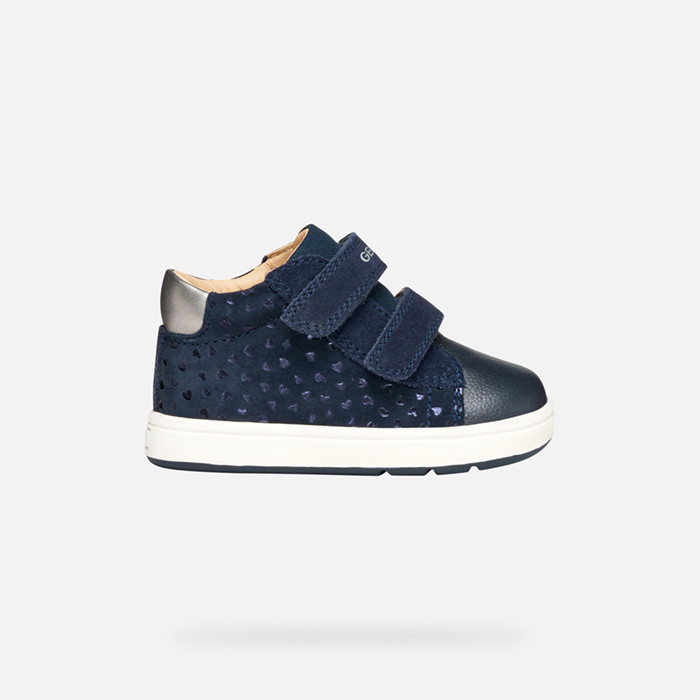 Sneakers with straps BIGLIA BABY GIRL Dark Navy | GEOX
