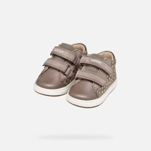 Chaussures avec paillettes BIGLIA BÉBÉ FILLE Beige foncé - image number 7 | GEOX
