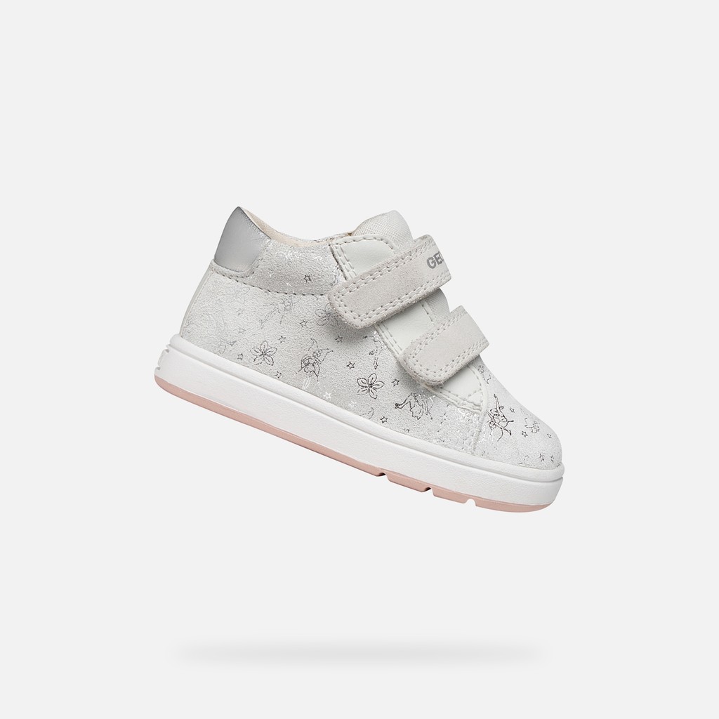 Velcro shoes BIGLIA BABY GIRL White/Silver - image number 0 | GEOX